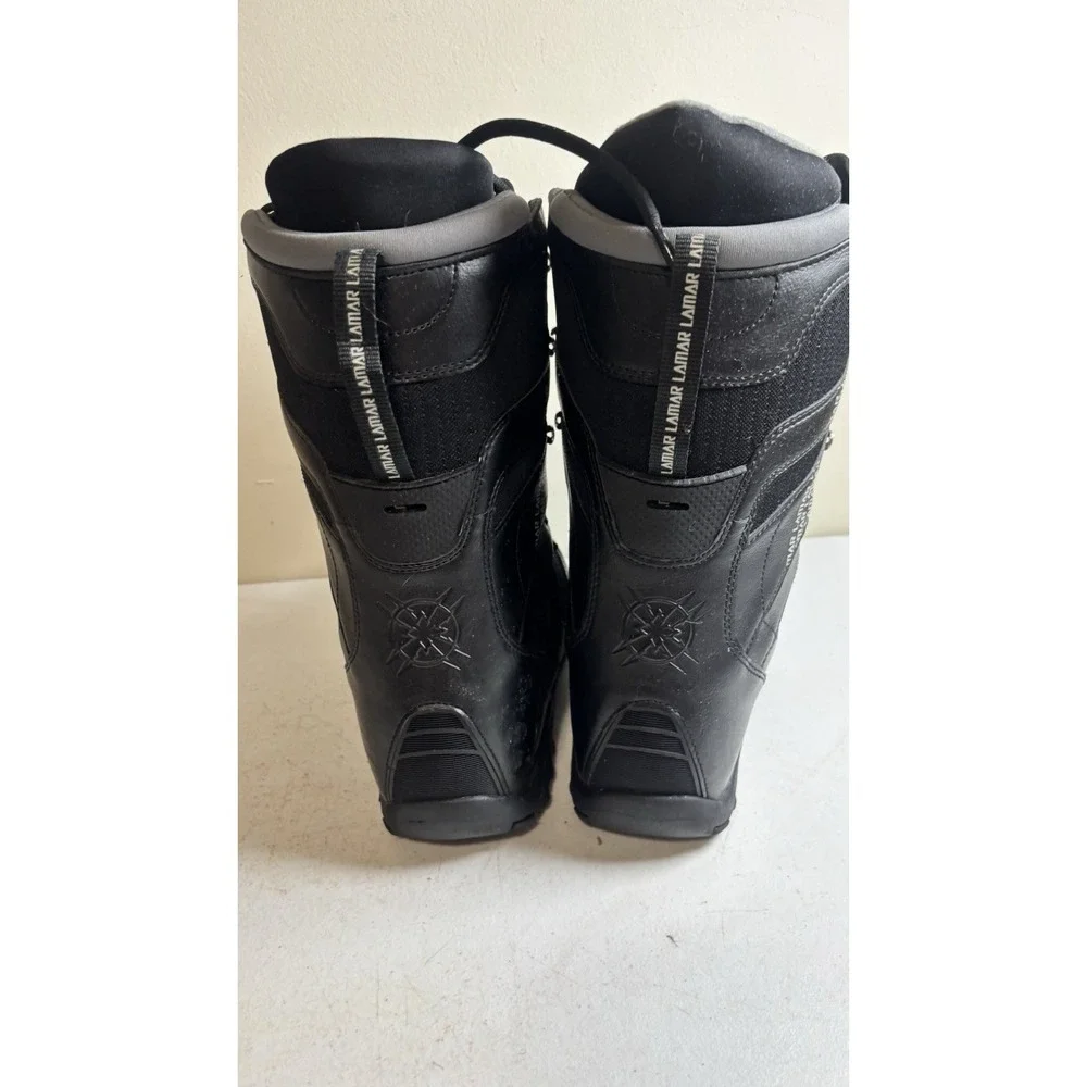 Lamar Snowboard Boots Men's Size 10 Black Lace Up NEW NWOB